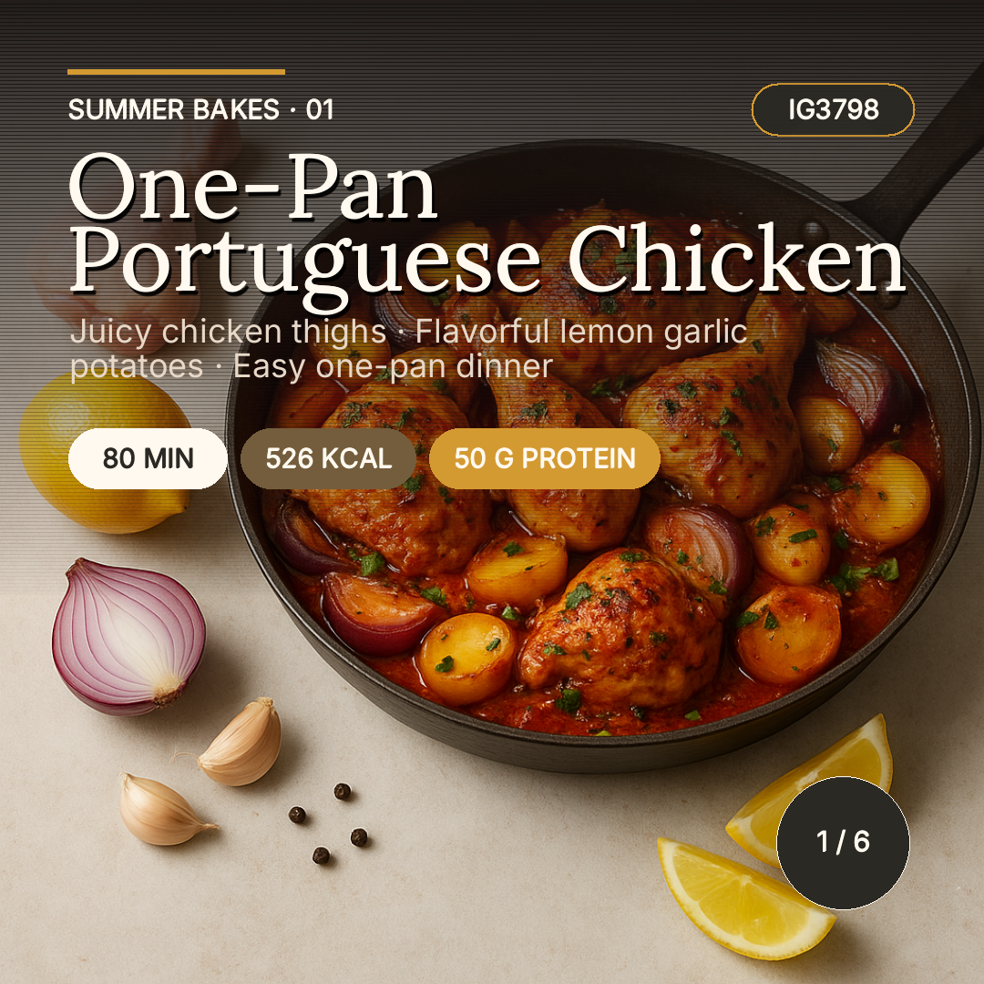 One-Pan Portuguese Chicken and Potatoes