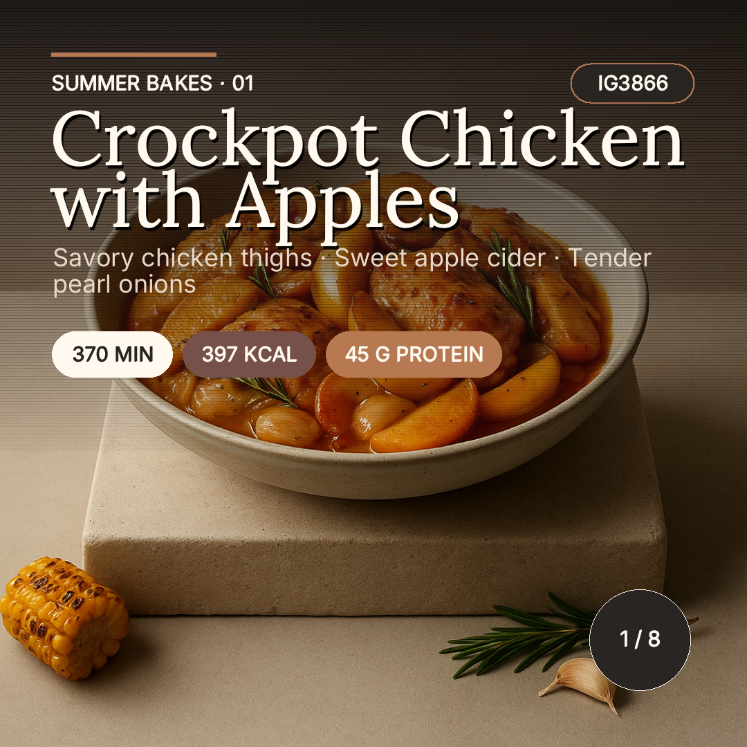 Crockpot Chicken with Apples